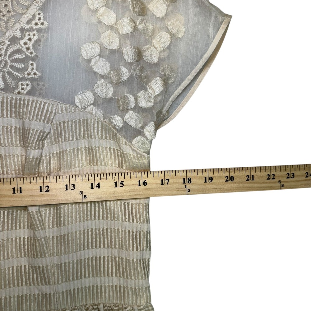 Moulinette Soeurs Ivory Floral Midi Dress - Picture 4 of 5